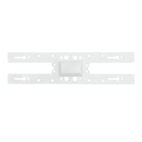 Linking Bracket for Office Lamp – I Shape Connector – White Metal