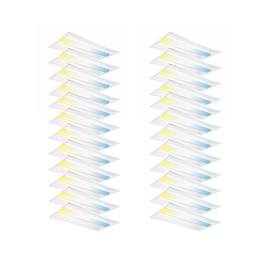 2x4 LED Troffer Lights - Architecturally Designed 3D Light Panels, 30W ...