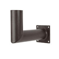 Wall Mount Bracket, 90 Degree L Shape Bracket for Slip Fit Lights (2 3/8-inch), Adjustable Angle Right Angle Tenon Adapter for Wall Installation