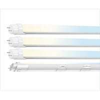 4FT T8 LED Tube Light, Type A+B, 12W/15W/18W/22W, 3000K |3500K| 4000K | 5000K | 6500K, Single and Double End Powered, Plug and Play or Ballast Bypass, 2860 Lumens, F32T8, 120-277V, Frosted Cover, Pack optional with better price.