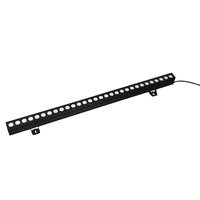 54W LED Linear Wall Washer Light – 1200mm RGB & White Adjustable Color Wall Wash Fixture, AC110–277V, App & Remote Control, Adjustable Bracket, IP65 Waterproof Architectural Lighting